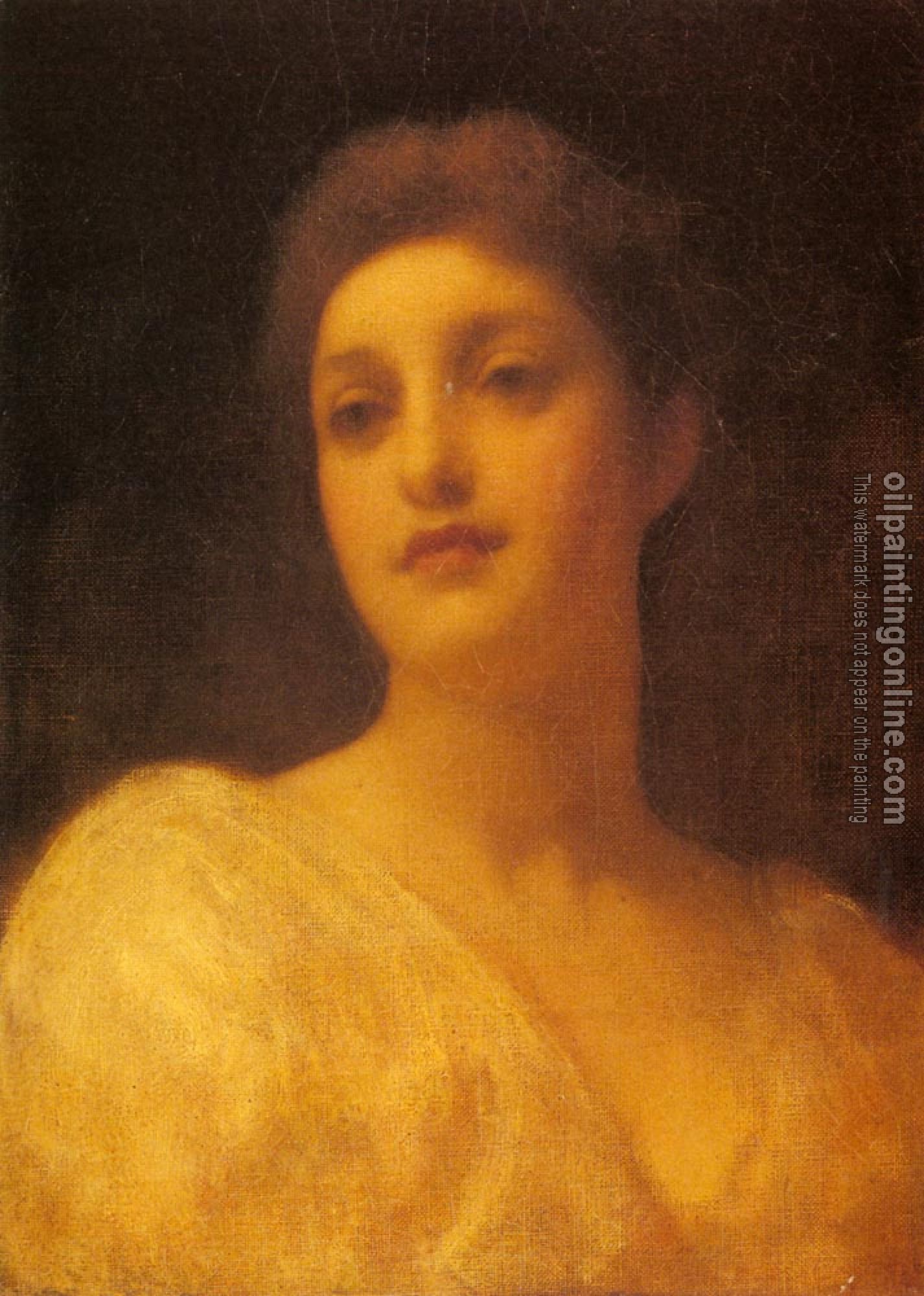 Leighton, Lord Frederick - The Head of a Girl
